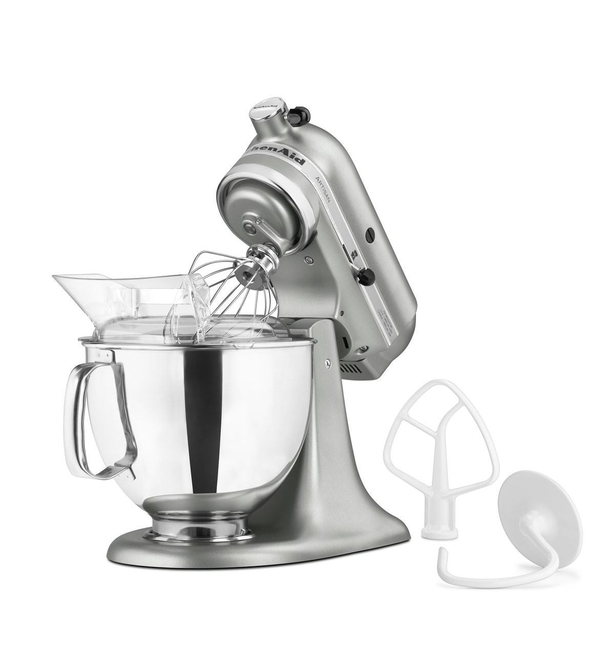 Kitchenaid 5 Qt. Artisan Series with Pouring Shield - Contour Silver KSM150PSCU