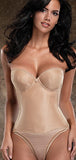 Flattering Me Longline Bra Bustier Nude 728