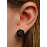 Valve womens Portal 2 Aperture 80s Logo Earrings Standard