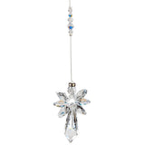 Woodstock Crystal Guardian Angel - Large, Aurora Borealis CALAB