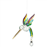 Fantasy Glass Hummingbird - Spring Pastels