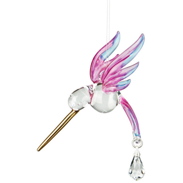 Fantasy Glass Hummingbird - Autumn Violet