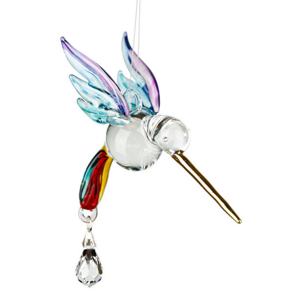 Fantasy Glass Hummingbird - Summer Rainbow