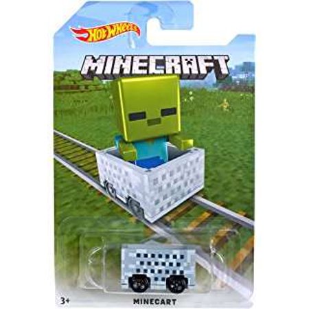 Hot Wheels Minecraft Zombie Minecart