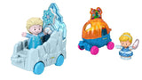 Bundle 2 |Fisher-Price Little People Disney Princess, Parade Floats (Cinderella & Pals + Elsa Frozen 2)