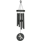 Habitats Chime - Black, Dragonfly