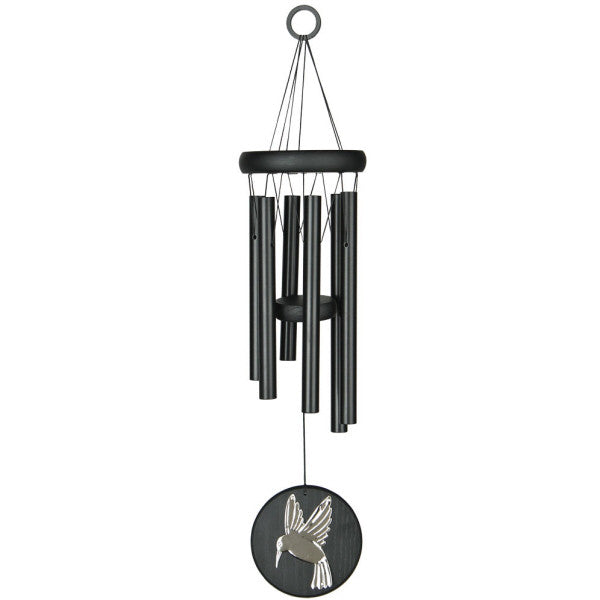 Habitats Chime - Black, Hummingbird