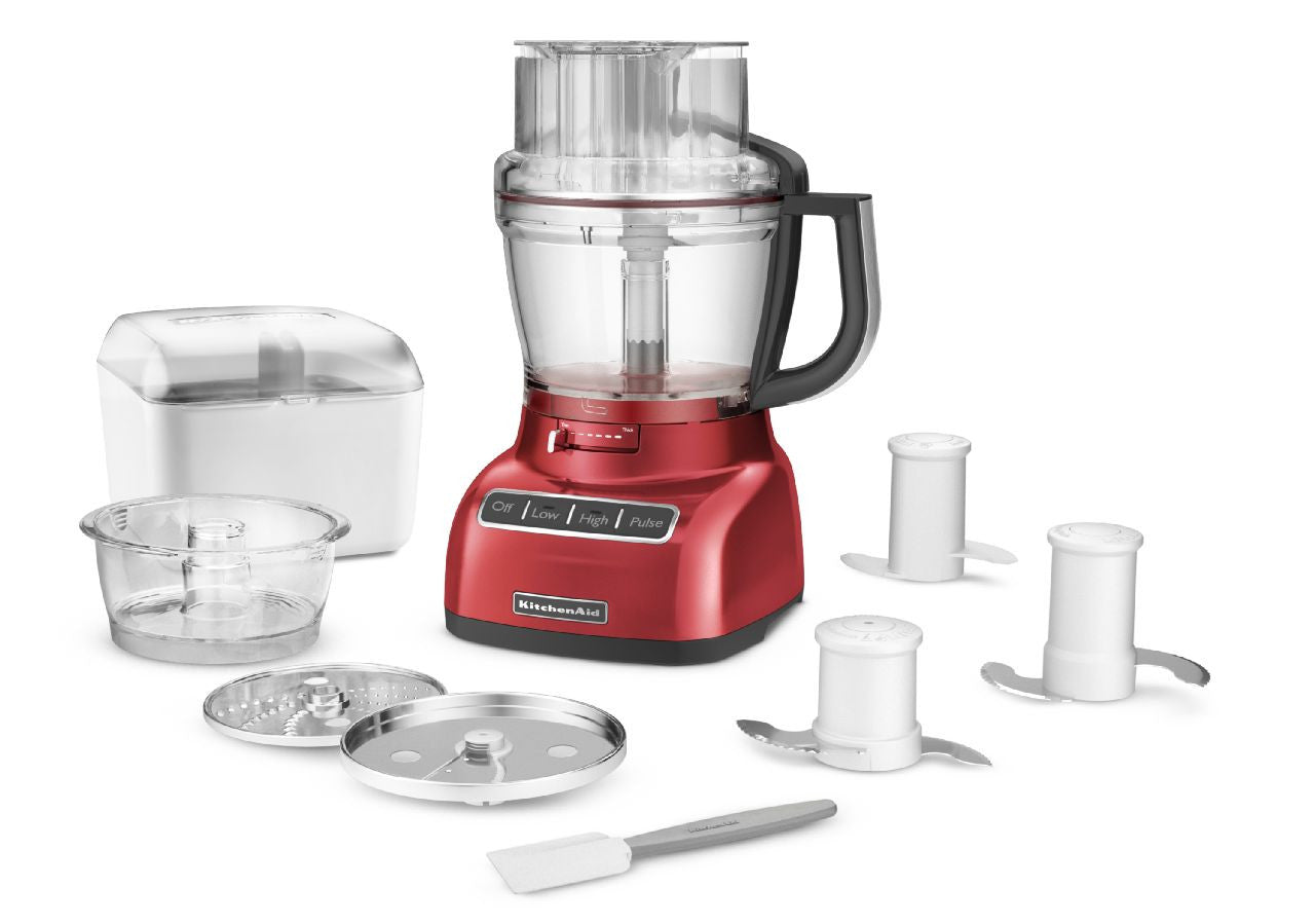 KitchenaidAid 13-Cup Food Processor with ExactSlice System - Empire Red KFP1333ER