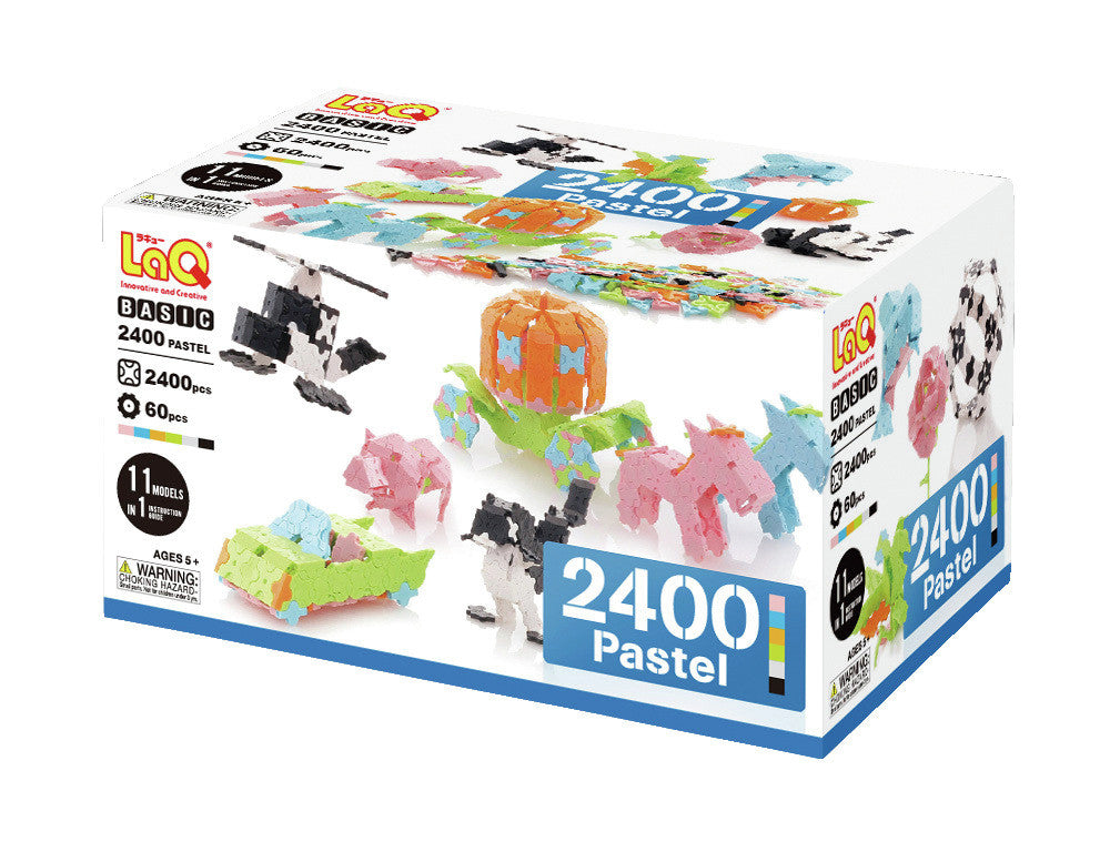 LaQ Basic Series - Basic 2400 Pastel LAQ000149 by LaQ Blocks