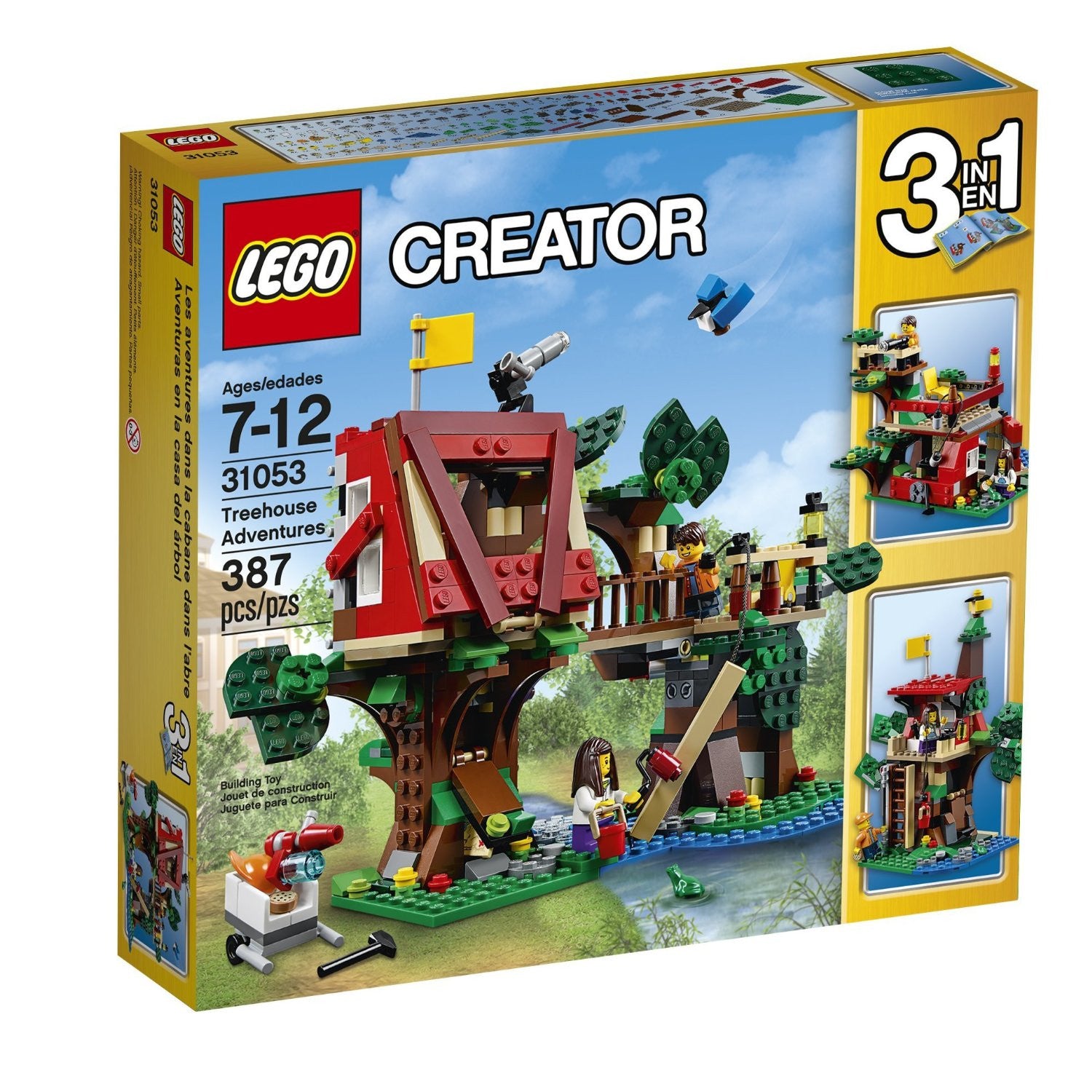 LEGO Creator 31053 Treehouse Adventures Building Kit (387 Piece)