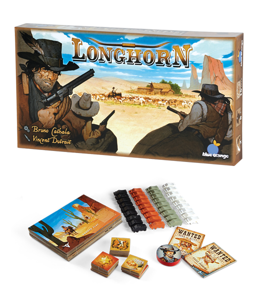 Blue Orange Longhorn