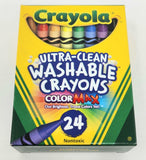 Crayola Ultra-Clean Washable Crayons 24 per pack