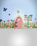 Irish Fairy Door Pink Arched FD554215