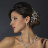 Vintage Crystal Vine Bridal Comb 560