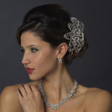 Antique Silver Comb 596