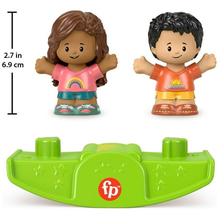 Fisher-Price Little People Figure Set - Includes 2 Little People Figures & See-Saw