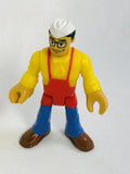 Imaginext 3 Piece Set Chicken Suit Guy Figure Series 6 Fisher Price Mini Costume