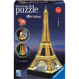 Ravensburger - 3D Puzzle - Night Edition - Eiffel Tower - 216 Piece Jigsaw Puzzle
