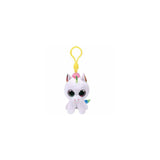 TY Beanie Boos - PIXY the Unicorn (Glitter Eyes) (Plastic Key Clip)