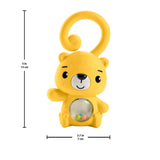 Fisher-Price Animal-Themed Baby Rattle Toy - Shake & Rattle Leopard