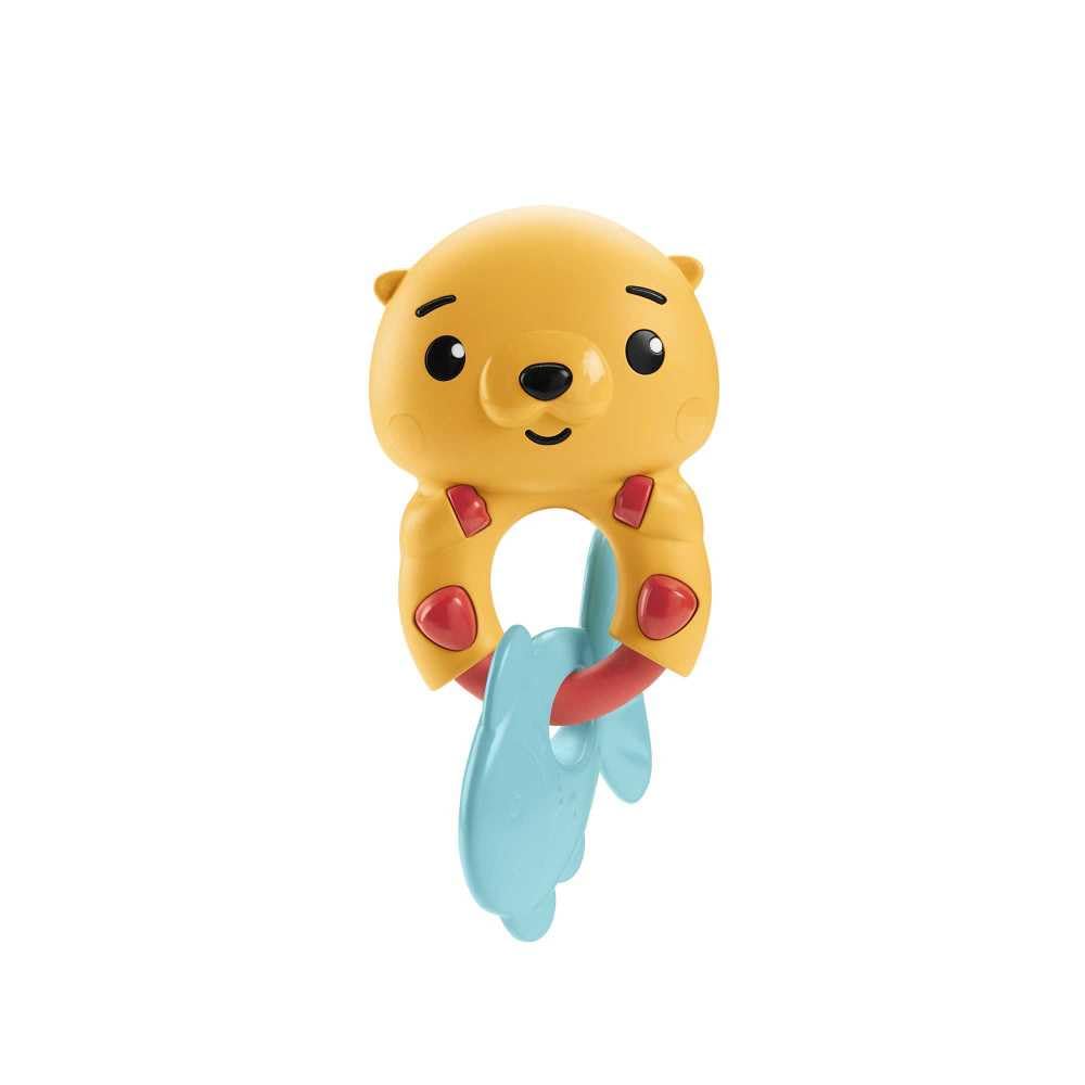 Fisher-Price Animal-Themed Baby Rattle Toy - Teething Time Otter