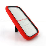 nemusa - Red and Black Advanced Armor Rugged Durable Hybrid Case with Kickstand for Samsung Galaxy S3 S 3 III I9300