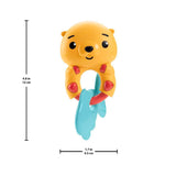 Fisher-Price Animal-Themed Baby Rattle Toy - Teething Time Otter