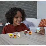 Bundle of 2 |Minecraft Mob Head Minis Action Figures (Villager Guarding Iron Golem & Spider Slaying Steve) Packs & Accessories