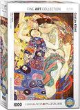 Bundle of 2 |EuroGraphics Klimt The Virgin Puzzle (1000-Piece) + Smart Puzzle Glue Sheets