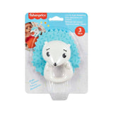 Fisher-Price Animal-Themed Baby Rattle Toy - Hold & Jingle Hedgehog