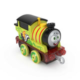 Bundle of 2 | Thomas & Friends Color Changers Metallic Push Along Diecast Engine Toy Train - Percy & Kana