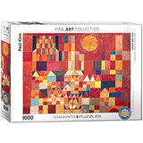 Bundle of 2 |EuroGraphics Paul Klee Castle and Sun Puzzle (1000-Piece) + Smart Puzzle Glue Sheets