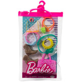 Bundle of 2 |Barbie Fashion Pack [Western Pack With 11 Storytelling Pieces & Swimsuit & Flamingo with Beach Accessories]