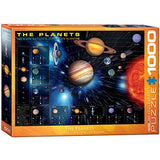 Bundle of 2 |EuroGraphics The Planets Puzzle (1000-Piece) + Smart Puzzle Glue Sheets
