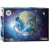 Bundle of 2 |EuroGraphics Our Planet 1000-Piece Puzzle + Smart Puzzle Glue Sheets
