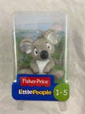 Bundle of 2 |Fisher-Price Little People Single Animal (Koala + Lion)