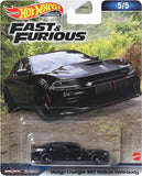 Bundle of 2 |Hot Wheels Fast and Furious 1:64 - (1969 Chevy Camaro & Dodge Charger SRT Hellcat Widebody)