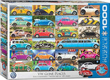 Bundle of 2 |VW Beetle Gone Places 1000-Piece Puzzle + Smart Puzzle Glue Sheets