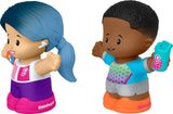 Little People Barbie Toddler Toys Wellness Figure Pack, 2 Characters for Pretend Play Ages 18+ Months
