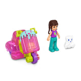 MATTEL Polly with Bear and Scooter Polly Pocket Doll and Vehicle
