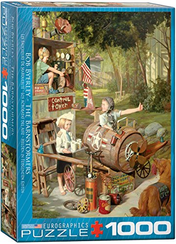 Bundle of 2 |The Barnstormers by Bob Byerley 1000-Piece Puzzle + Smart Puzzle Glue Sheets