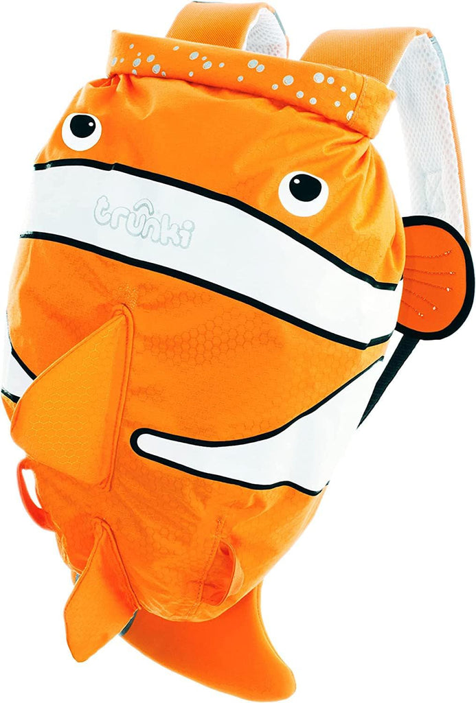 Trunki Paddlepak - Chuckles Clown Fish Child's Backpack Water Resistant - Orange