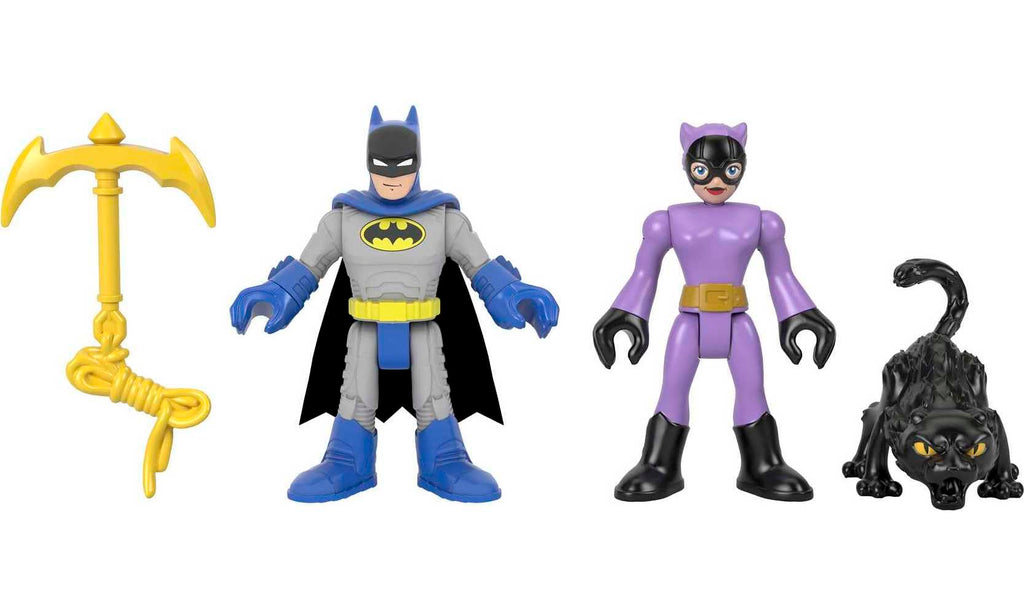Fisher-Price Imaginext DC Super Friends Batman & Catwoman Figure Set for Preschool Kids Ages 3 to 8 Years