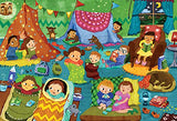 Bundle of 2 |Eurographics Party Time Pajama 60 Piece Puzzle + Smart Puzzle Glue Sheets
