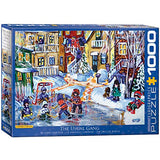 Bundle of 2 |The Usual Gang by Katerina Mertikas 1000-Piece Puzzle + Smart Puzzle Glue Sheets