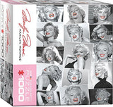 Bundle of 2 |EuroGraphics Marilyn by Bernard of Hollywood Puzzle (1000-Piece) + Smart Puzzle Glue Sheets