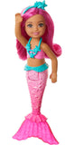 Barbie Dreamtopia Chelsea Mermaid Doll with Pink Hair & Tail, Tiara Accessory, Small Doll Bends At Waist 6.5INCHES