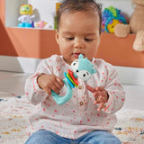 Fisher-Price Animal-Themed Baby Rattle Toy - Clackin' Fun Fawn