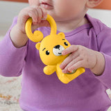 Fisher-Price Animal-Themed Baby Rattle Toy - Shake & Rattle Leopard