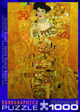 Bundle of 2 |EuroGraphics Portrait of Adele Bloch Bauer by Gustav Klimt 1000-Piece Puzzle + Smart Puzzle Glue Sheets